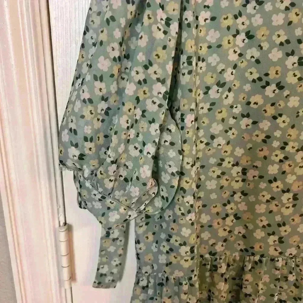 Sister Jane Rival Floral Tiered Maxi Dress Size M - Picture 5 of 7